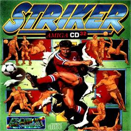 Box cover for Striker on the Commodore Amiga CD32.