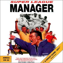 Box cover for Super League Manager on the Commodore Amiga CD32.