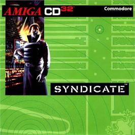 Box cover for Syndicate on the Commodore Amiga CD32.