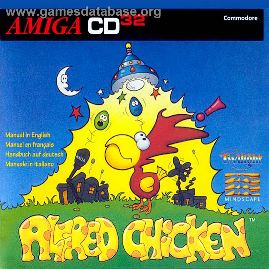 Alfred Chicken - Commodore Amiga CD32 - Artwork - Box