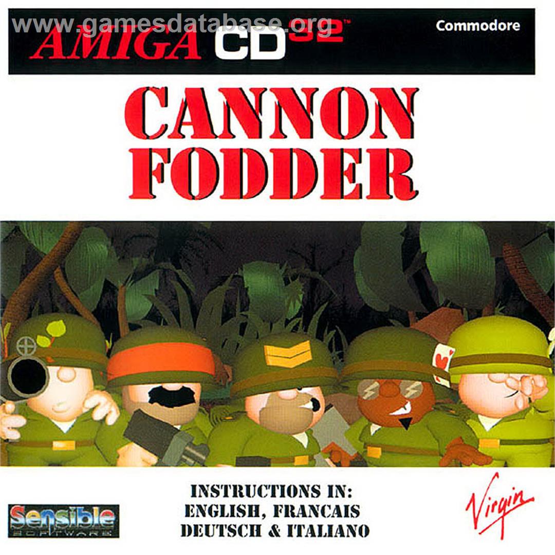 Cannon Fodder - Commodore Amiga CD32 - Artwork - Box