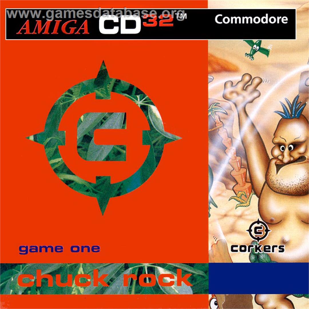Chuck Rock - Commodore Amiga CD32 - Artwork - Box