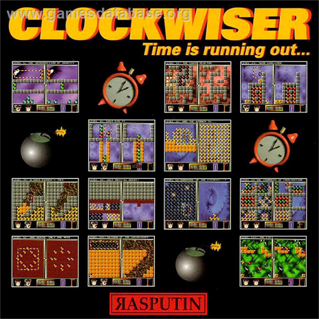 Clockwiser: Time is Running Out... - Commodore Amiga CD32 - Artwork - Box