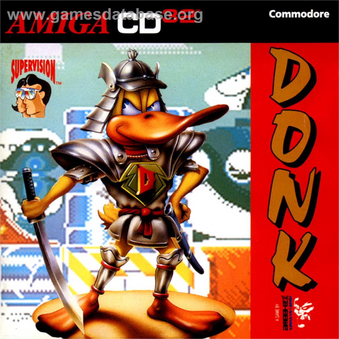 Donk!: The Samurai Duck - Commodore Amiga CD32 - Artwork - Box