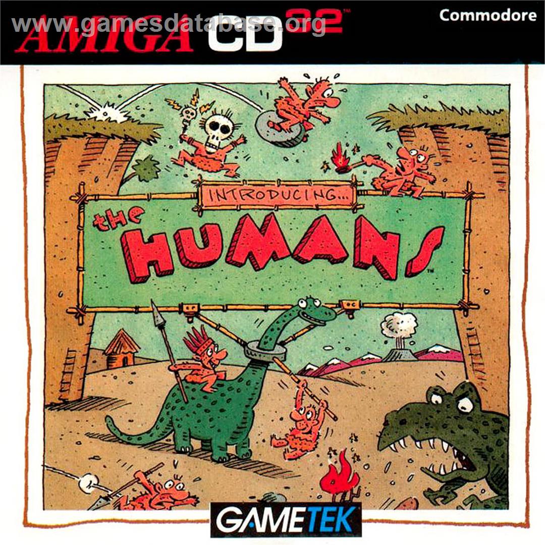 Humans 1 and 2 - Commodore Amiga CD32 - Artwork - Box