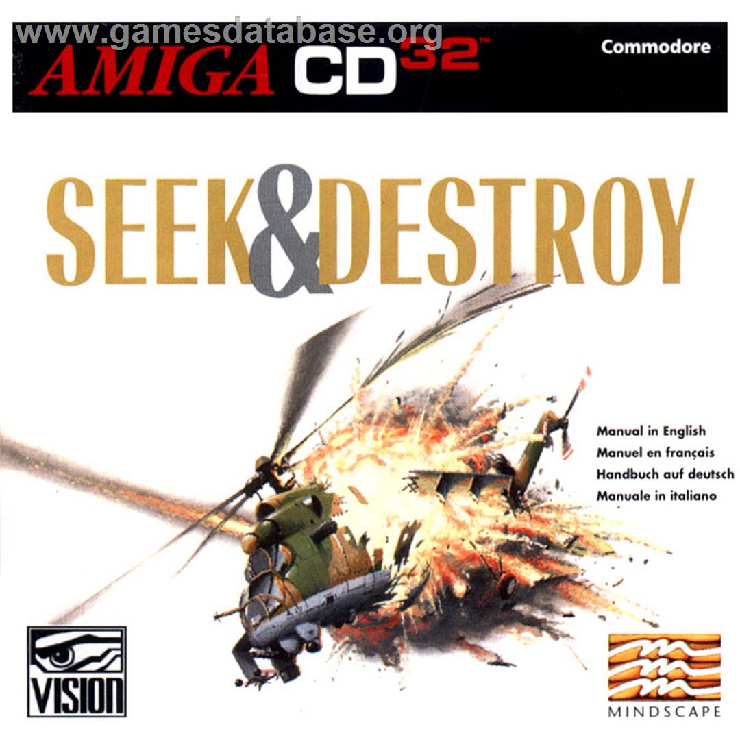 Seek and Destroy - Commodore Amiga CD32 - Artwork - Box