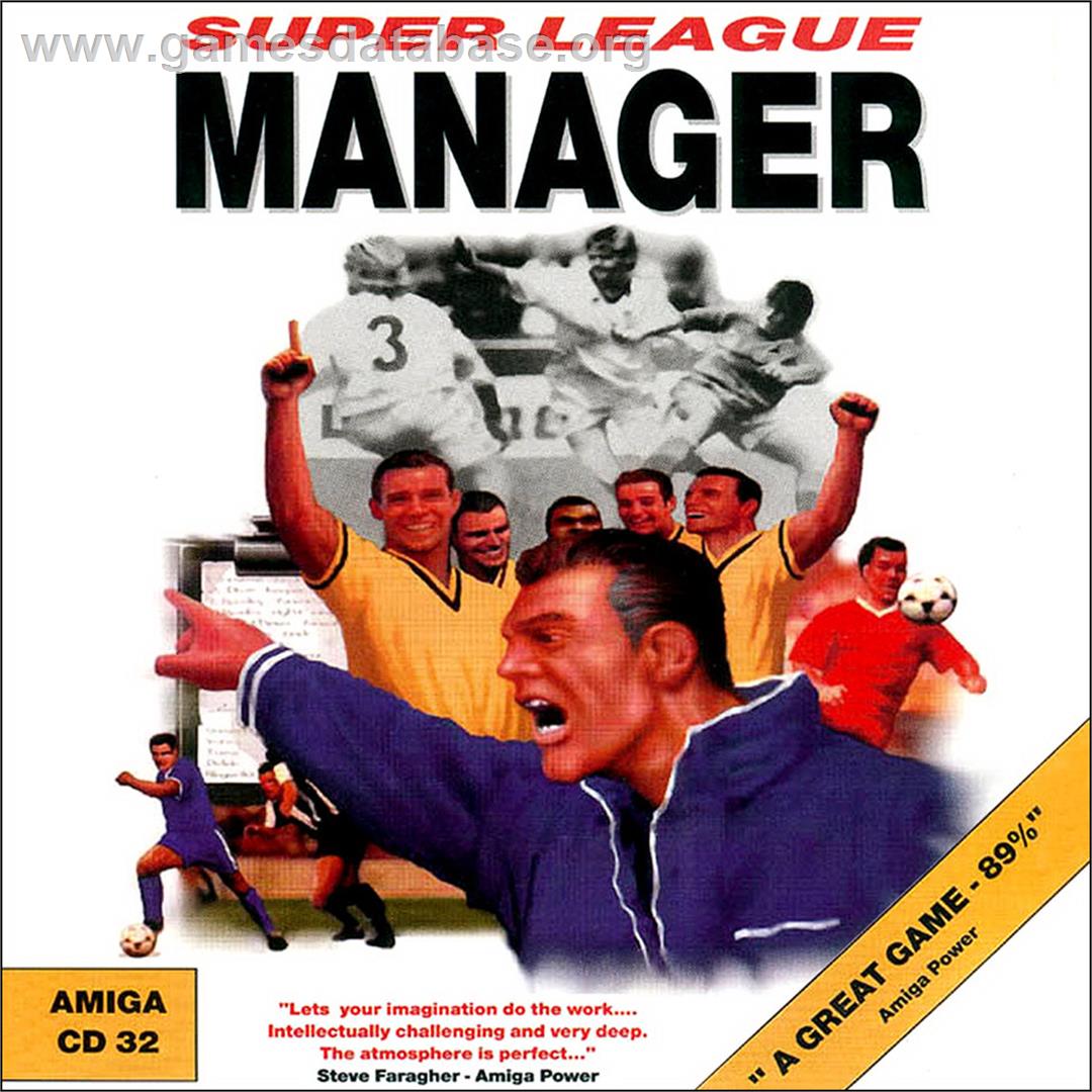 Super League Manager - Commodore Amiga CD32 - Artwork - Box
