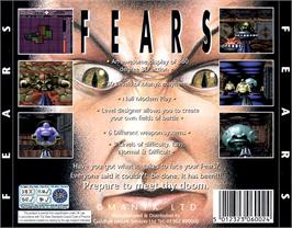 Box back cover for Fears on the Commodore Amiga CD32.