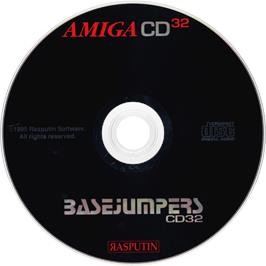 Artwork on the Disc for Base Jumpers on the Commodore Amiga CD32.