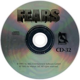 Artwork on the Disc for Fears on the Commodore Amiga CD32.