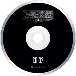 Artwork on the Disc for Legends on the Commodore Amiga CD32.