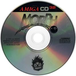 Artwork on the Disc for Morph on the Commodore Amiga CD32.
