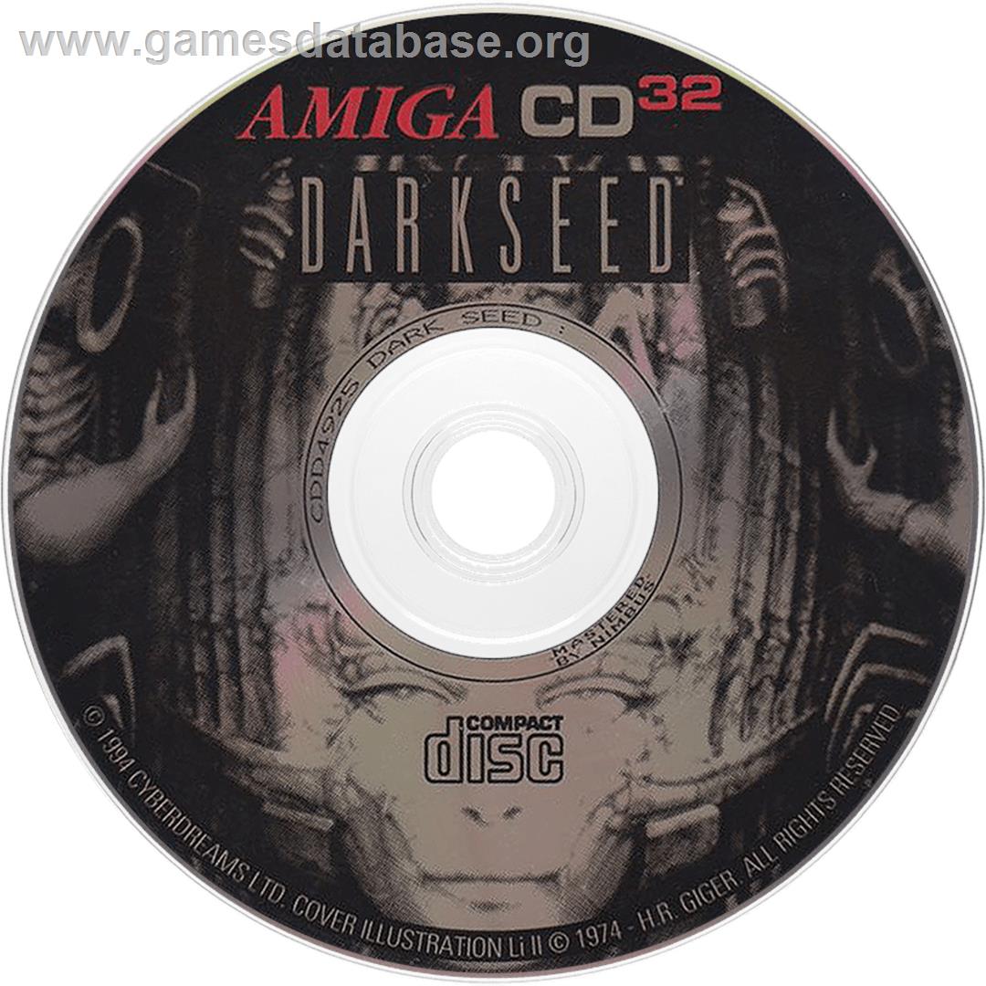 Dark Seed - Commodore Amiga CD32 - Artwork - Disc