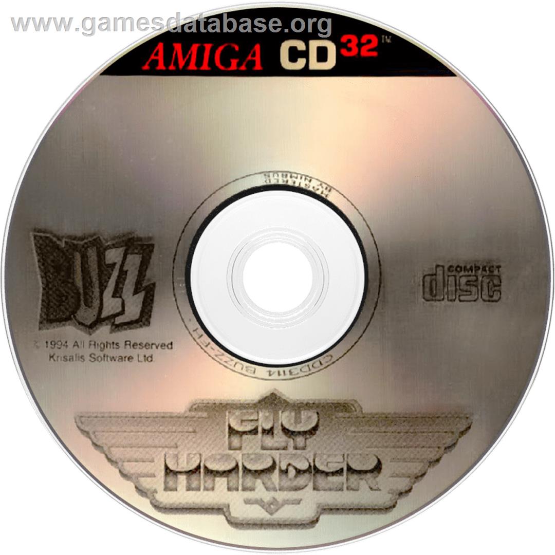 Fly Harder - Commodore Amiga CD32 - Artwork - Disc