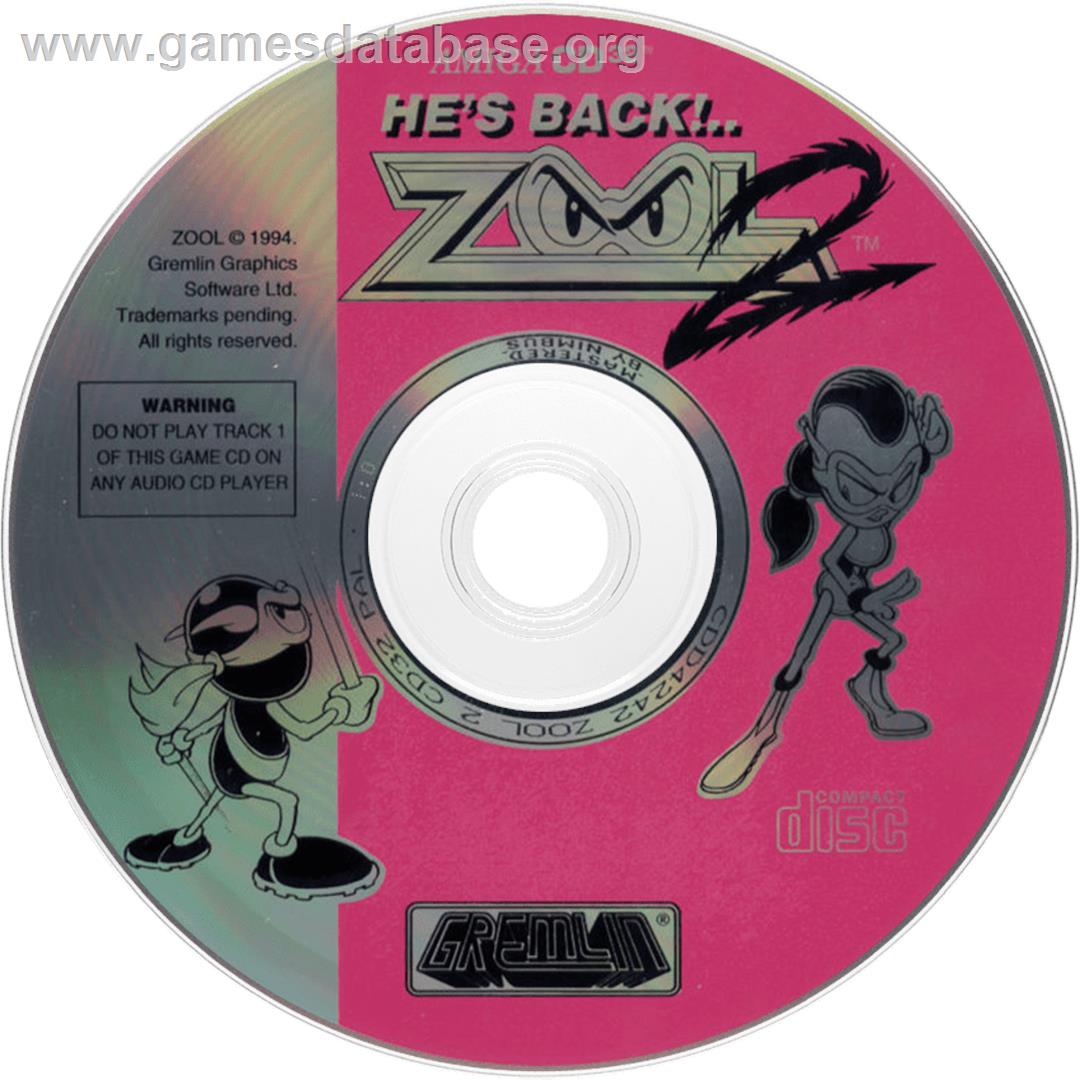 Zool 2 - Commodore Amiga CD32 - Artwork - Disc