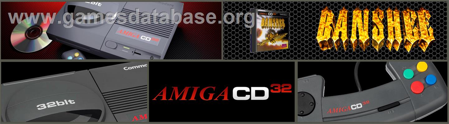 Banshee - Commodore Amiga CD32 - Artwork - Marquee