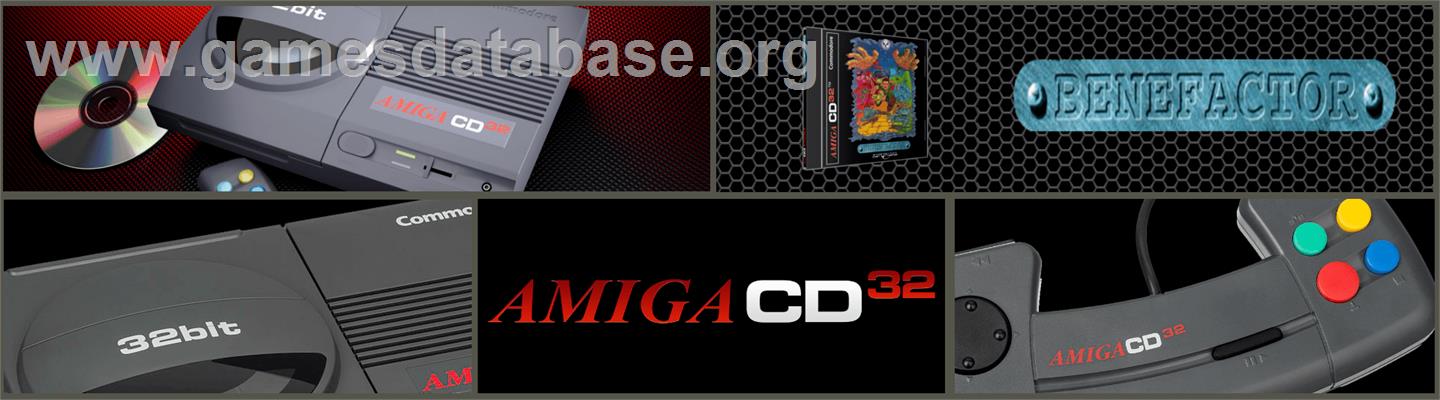Benefactor - Commodore Amiga CD32 - Artwork - Marquee