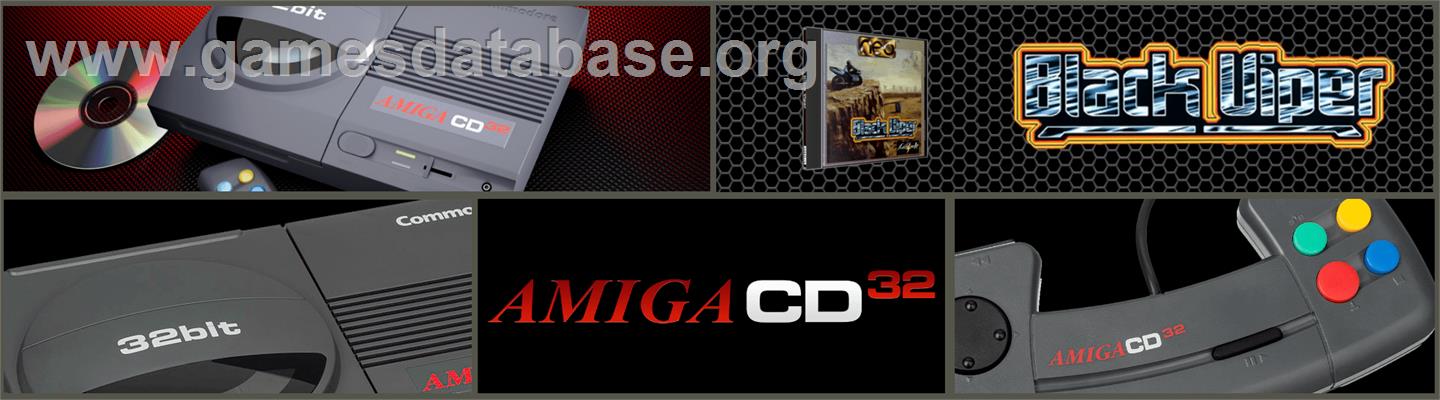 Black Viper - Commodore Amiga CD32 - Artwork - Marquee