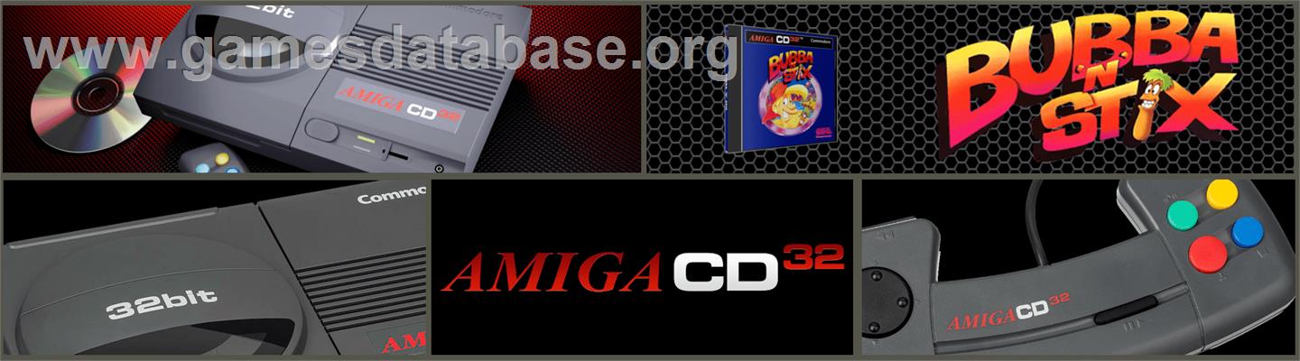 Bubba 'n' Stix - Commodore Amiga CD32 - Artwork - Marquee