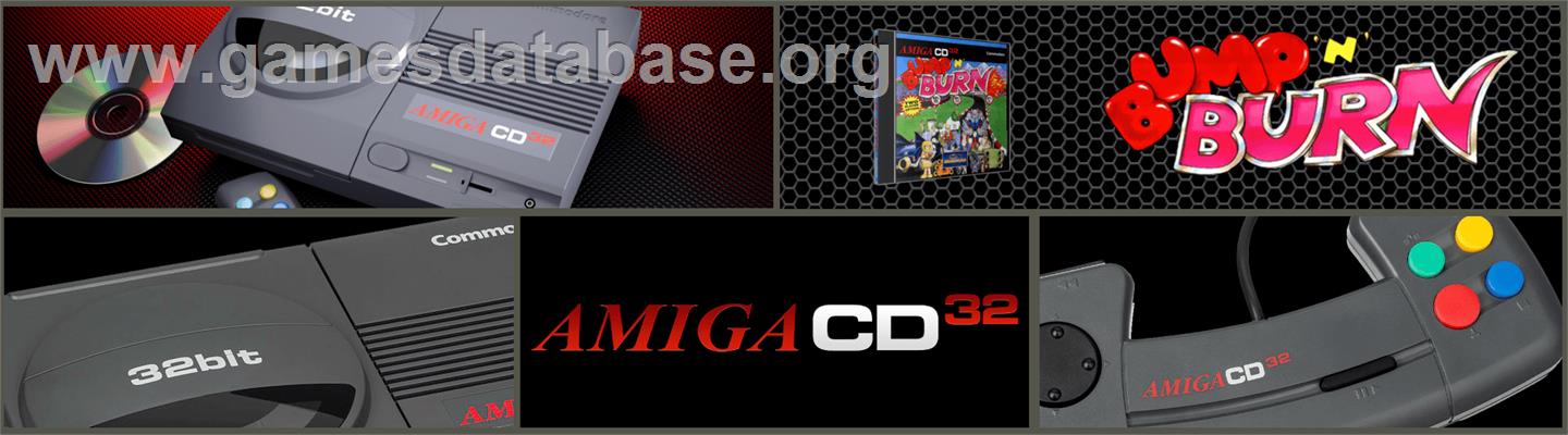 Bump 'n' Burn - Commodore Amiga CD32 - Artwork - Marquee
