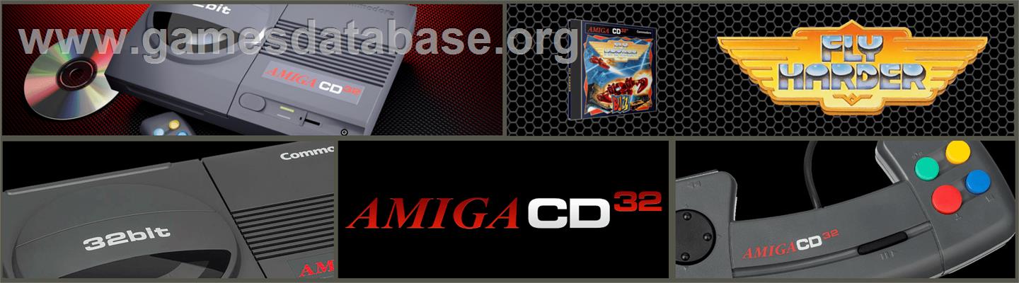 Fly Harder - Commodore Amiga CD32 - Artwork - Marquee