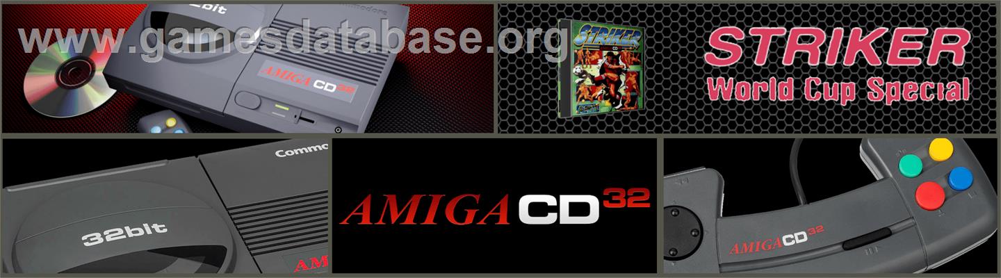 Striker - Commodore Amiga CD32 - Artwork - Marquee