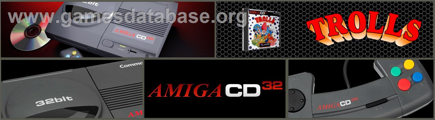 Trolls - Commodore Amiga CD32 - Artwork - Marquee