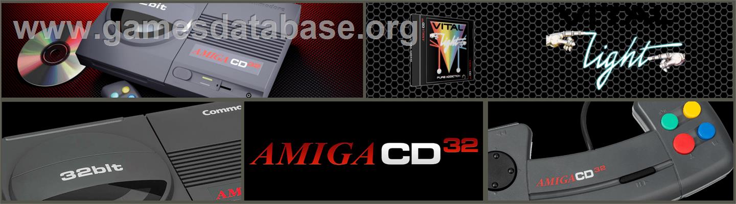 Vital Light - Commodore Amiga CD32 - Artwork - Marquee