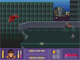 In game image of Akira on the Commodore Amiga CD32.