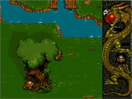 In game image of Dragonstone on the Commodore Amiga CD32.