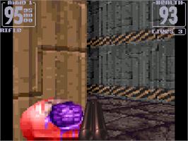 In game image of Fears on the Commodore Amiga CD32.