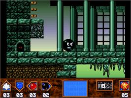 In game image of Morph on the Commodore Amiga CD32.