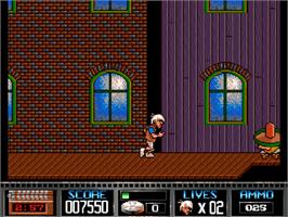 In game image of Premiere on the Commodore Amiga CD32.