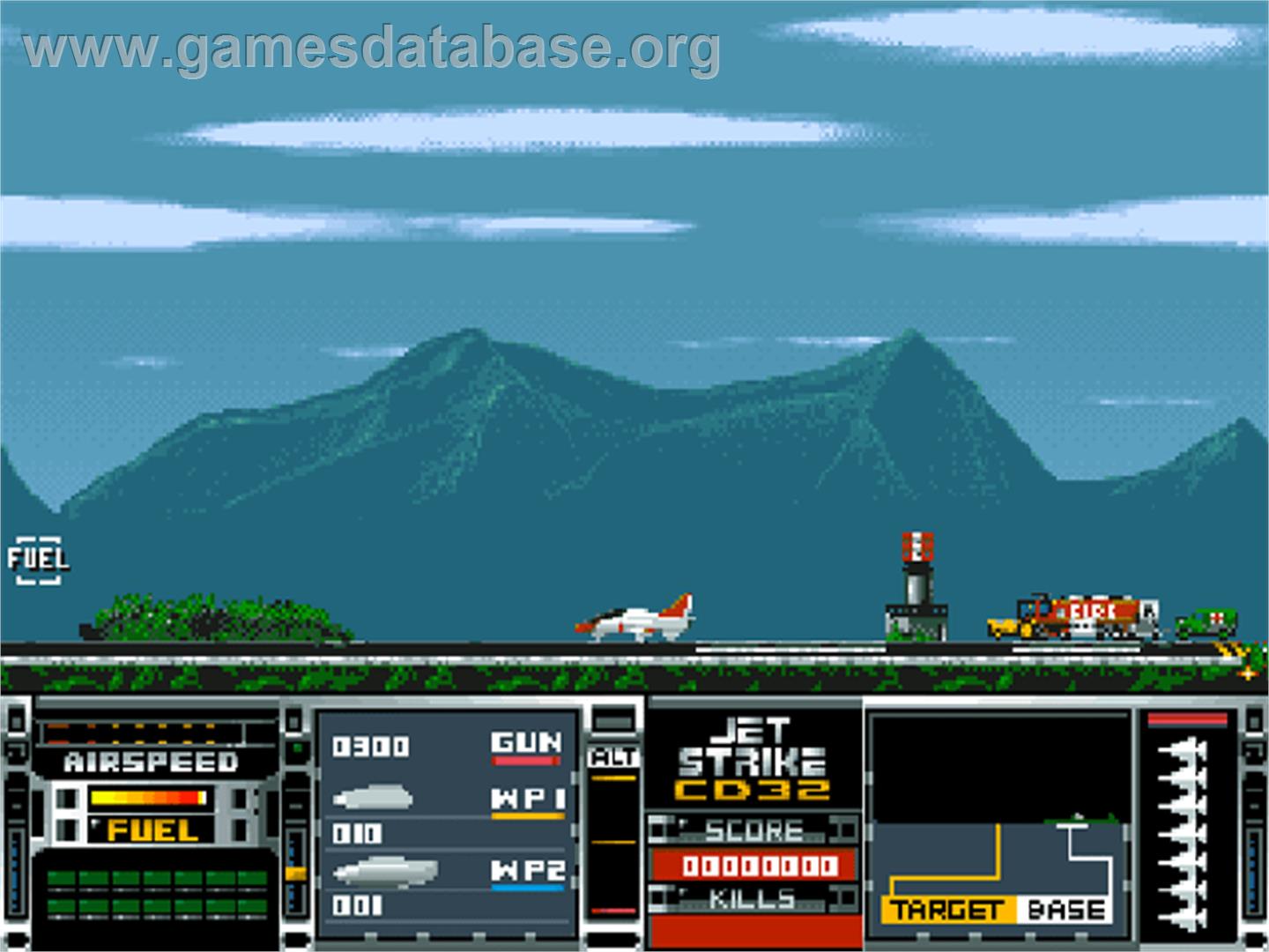 Jet Strike - Commodore Amiga CD32 - Artwork - In Game