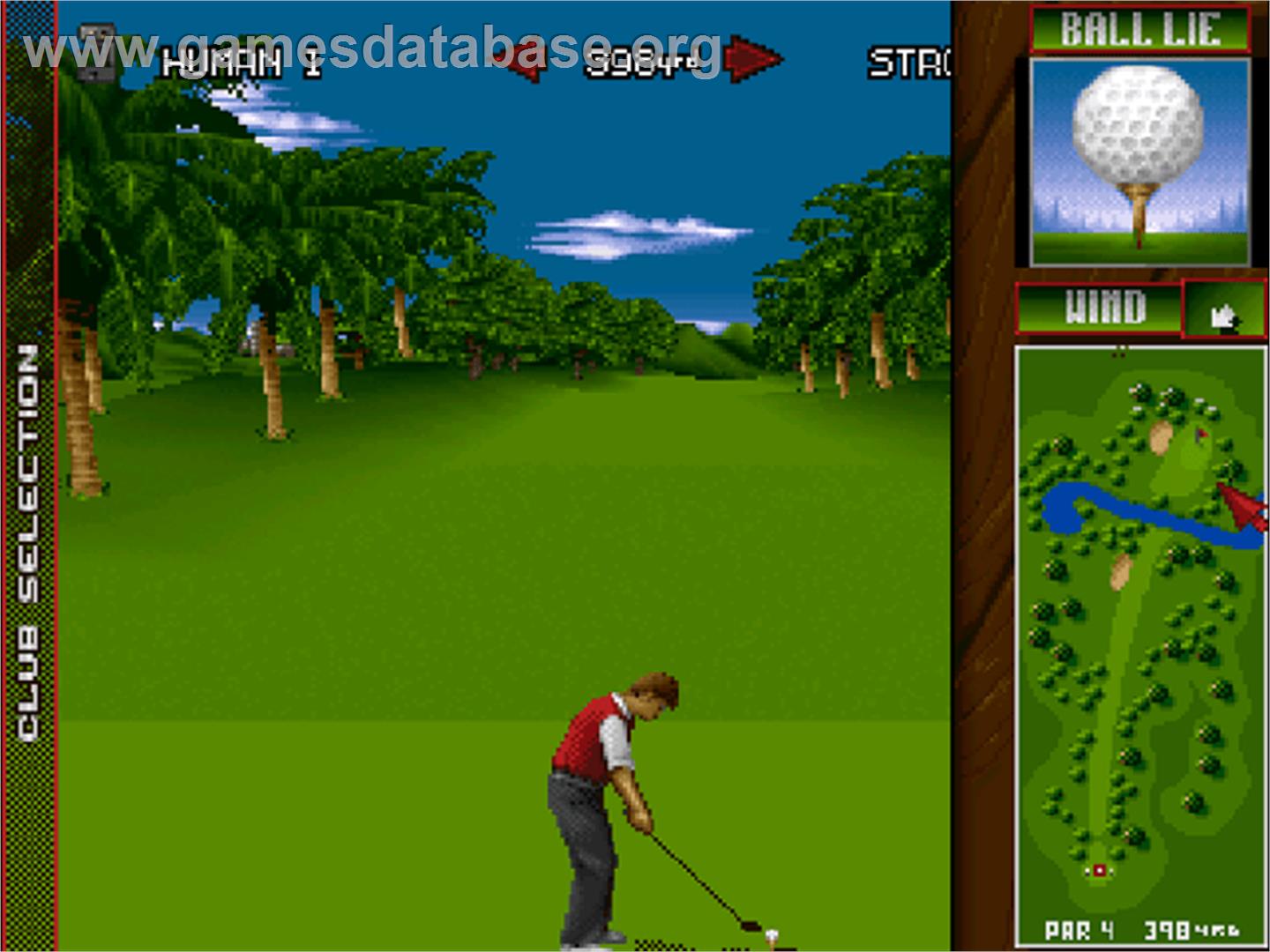 Nick Faldo's Championship Golf - Commodore Amiga CD32 - Artwork - In Game