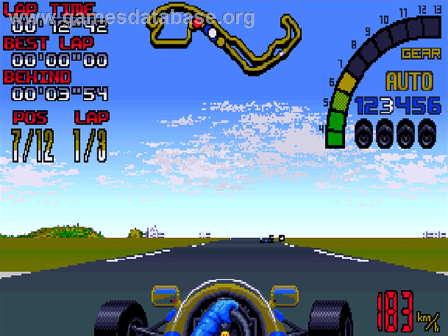 Nigel Mansell's World Championship - Commodore Amiga CD32 - Artwork - In Game