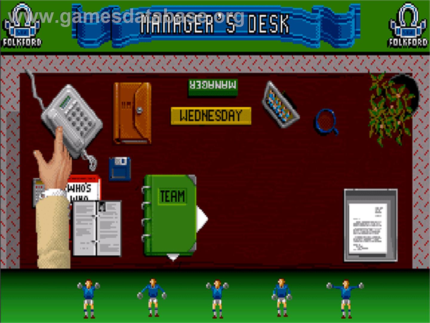 Super League Manager - Commodore Amiga CD32 - Artwork - In Game