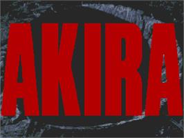 Title screen of Akira on the Commodore Amiga CD32.