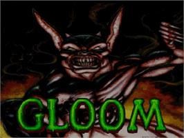 Title screen of Gloom on the Commodore Amiga CD32.