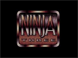 Title screen of Last Ninja 3 on the Commodore Amiga CD32.