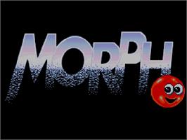 Title screen of Morph on the Commodore Amiga CD32.
