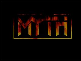 Title screen of Myth: History in the Making on the Commodore Amiga CD32.