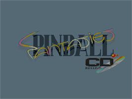 Title screen of Pinball Fantasies on the Commodore Amiga CD32.