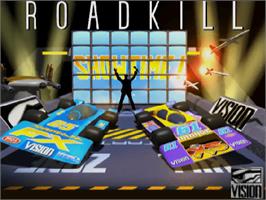 Title screen of Roadkill on the Commodore Amiga CD32.