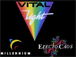 Title screen of Vital Light on the Commodore Amiga CD32.