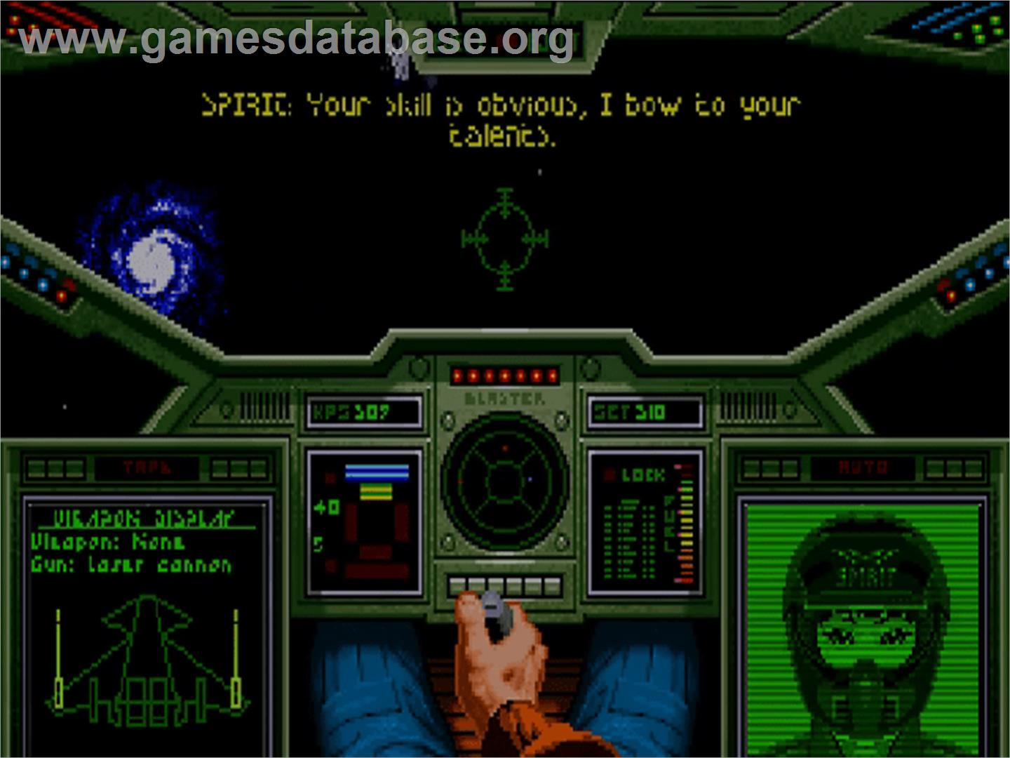 Dangerous Streets & Wing Commander - Commodore Amiga CD32 - Artwork - Title Screen