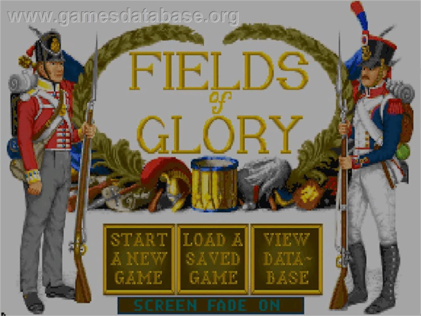 Fields of Glory - Commodore Amiga CD32 - Artwork - Title Screen