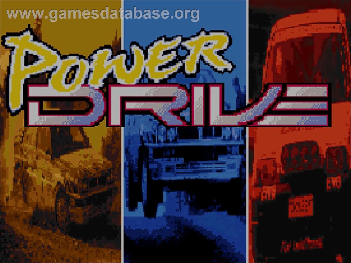 Power Drive - Commodore Amiga CD32 - Artwork - Title Screen