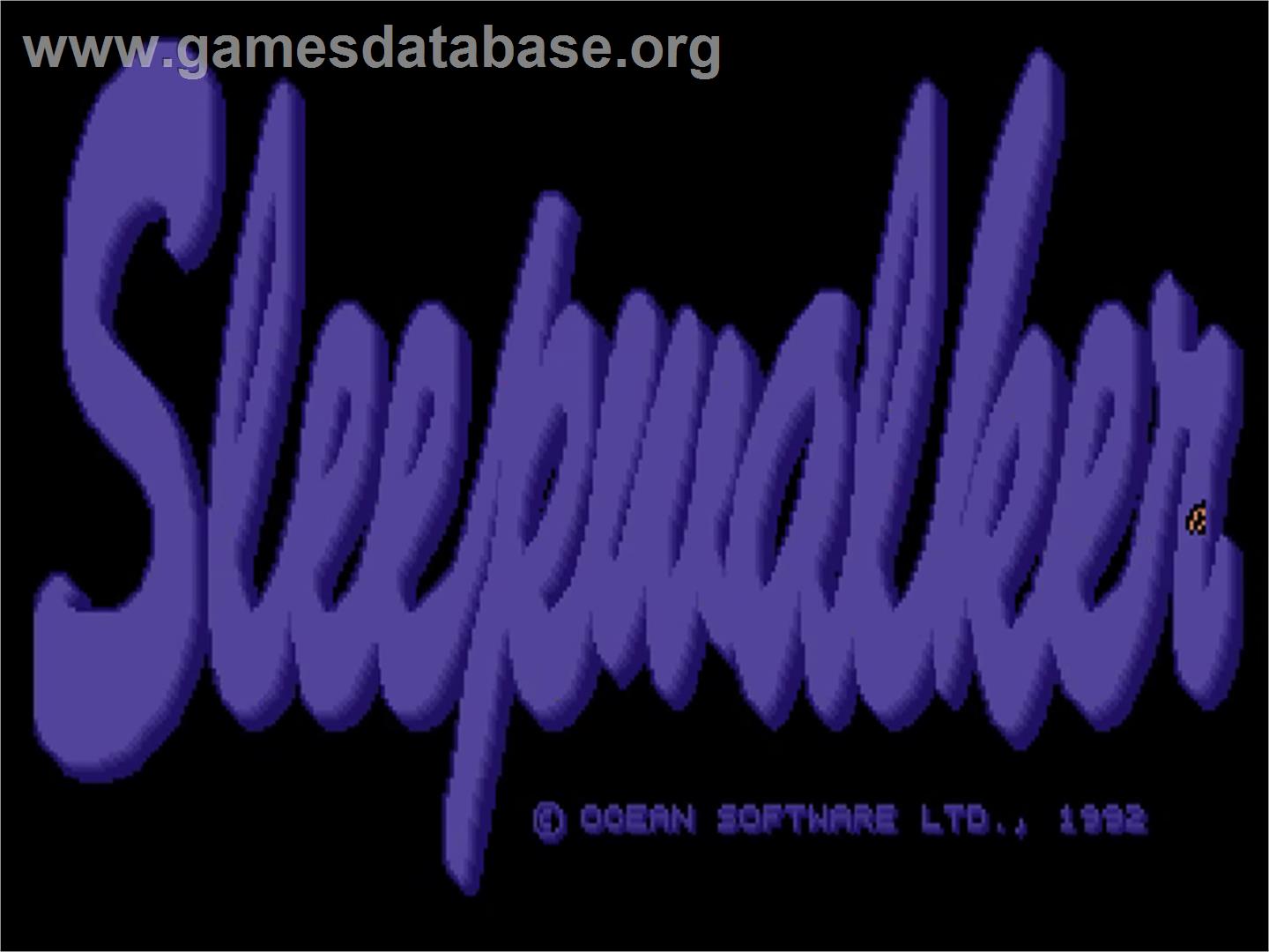 Sleepwalker - Commodore Amiga CD32 - Artwork - Title Screen