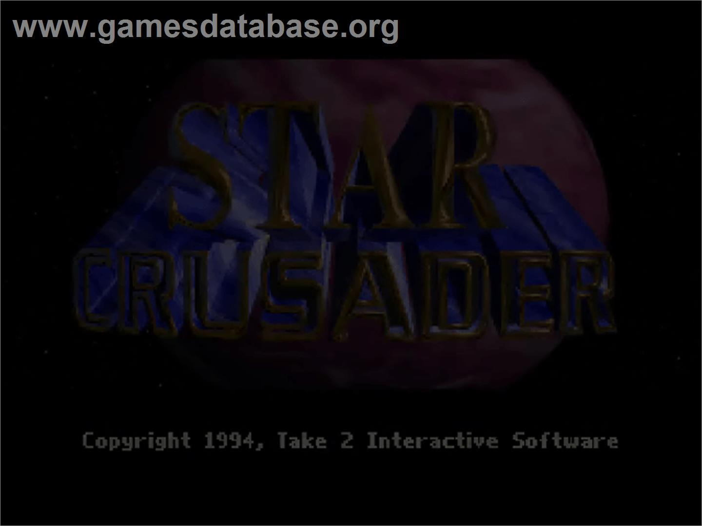 Star Crusader - Commodore Amiga CD32 - Artwork - Title Screen